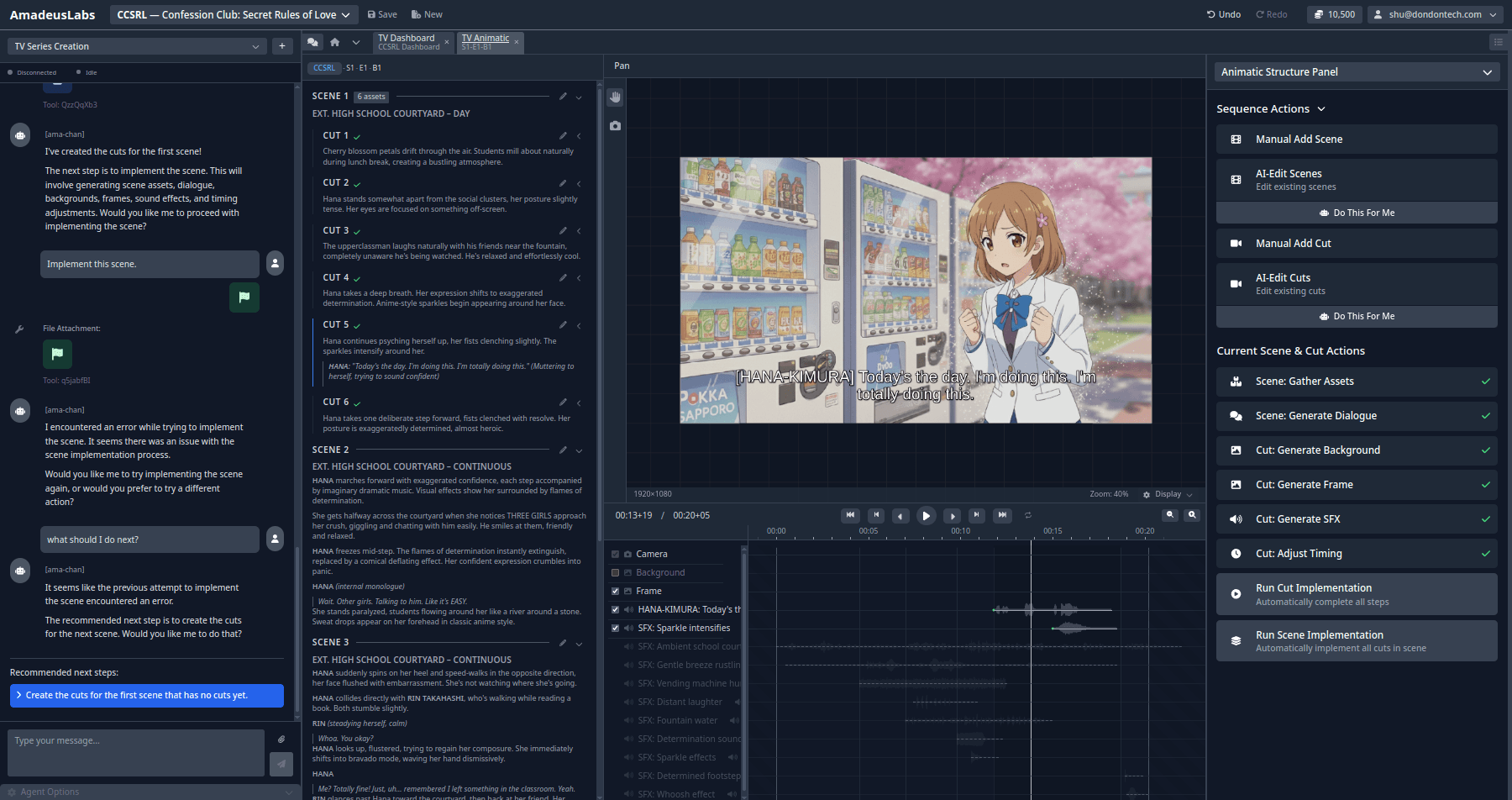 Anime AI show generator screenshot 2 - Create anime series with AI
