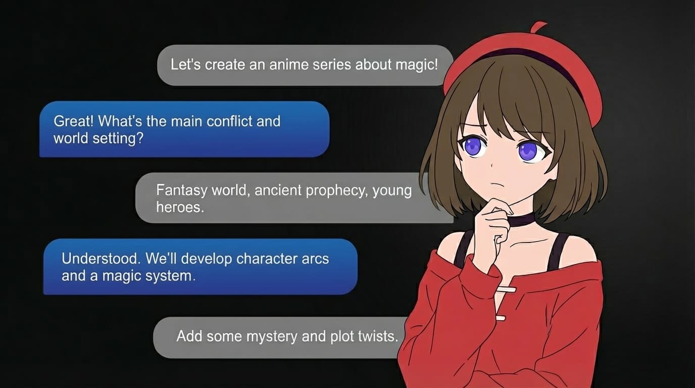 Creating TV Shows via Chat Only: How Conversational AI is Revolutionizing Animation Production